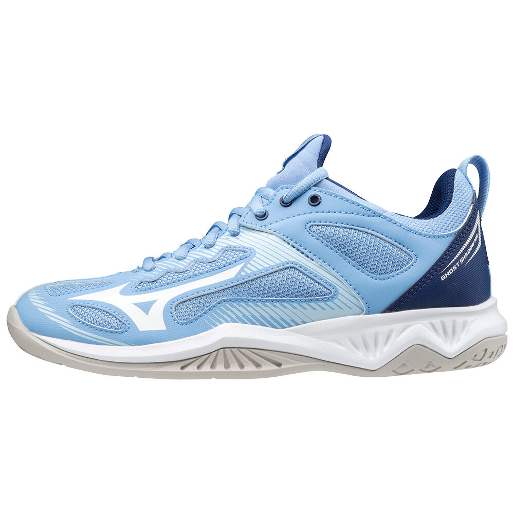 Scarpe da netball Mizuno Ghost Shadow Nb Donna - Blu/Bianche - 24576-JASD